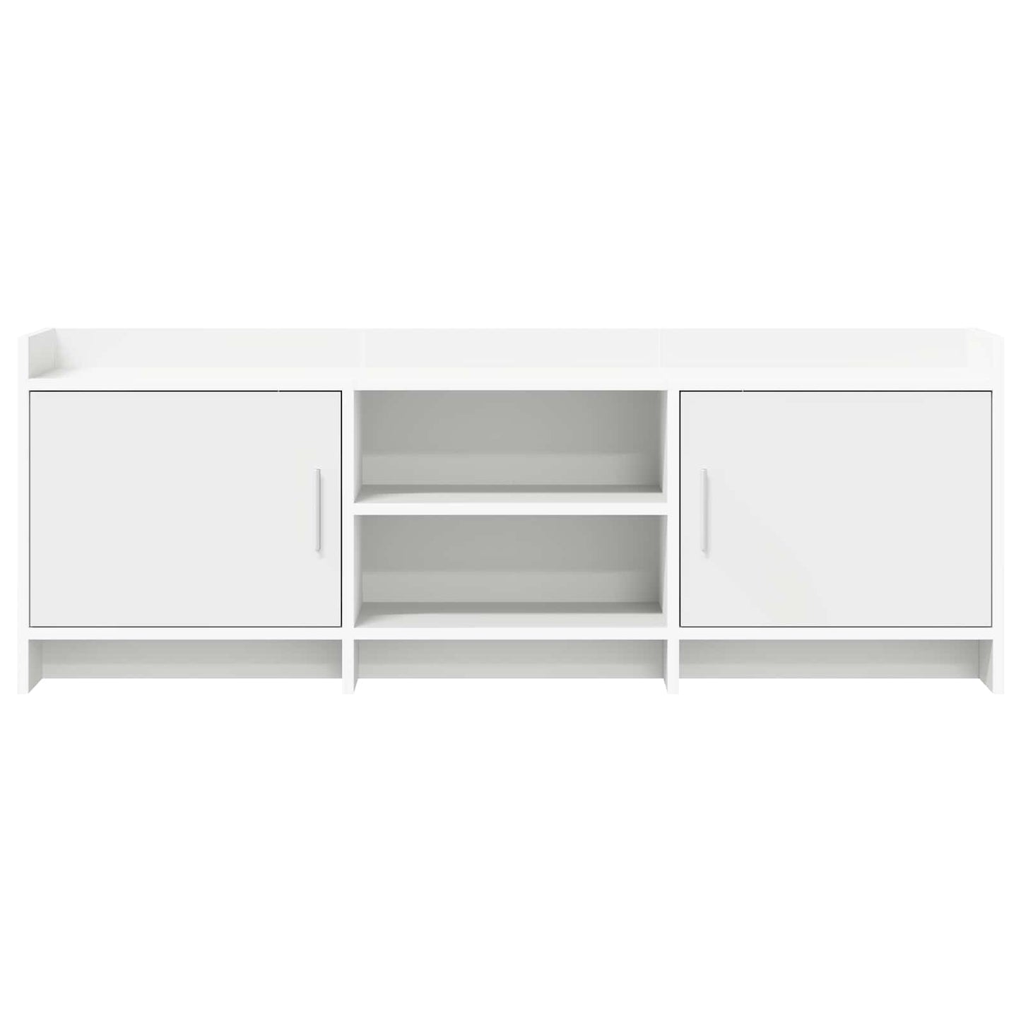 TV-kast 130 x 33 x 47 cm Wit Bewerkt hout