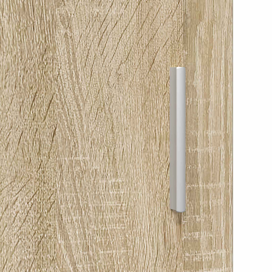 TV-kast 130 x 33 x 47 cm Sonoma Eiken Bewerkt hout
