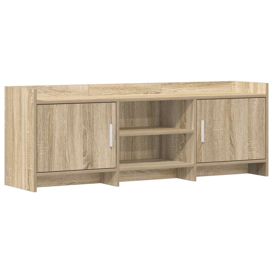 TV-kast 130 x 33 x 47 cm Sonoma Eiken Bewerkt hout