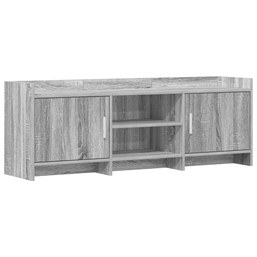 TV-kast 130 x 33 x 47 cm Grijs Sonoma Bewerkt hout