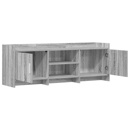 TV-kast 130 x 33 x 47 cm Grijs Sonoma Bewerkt hout