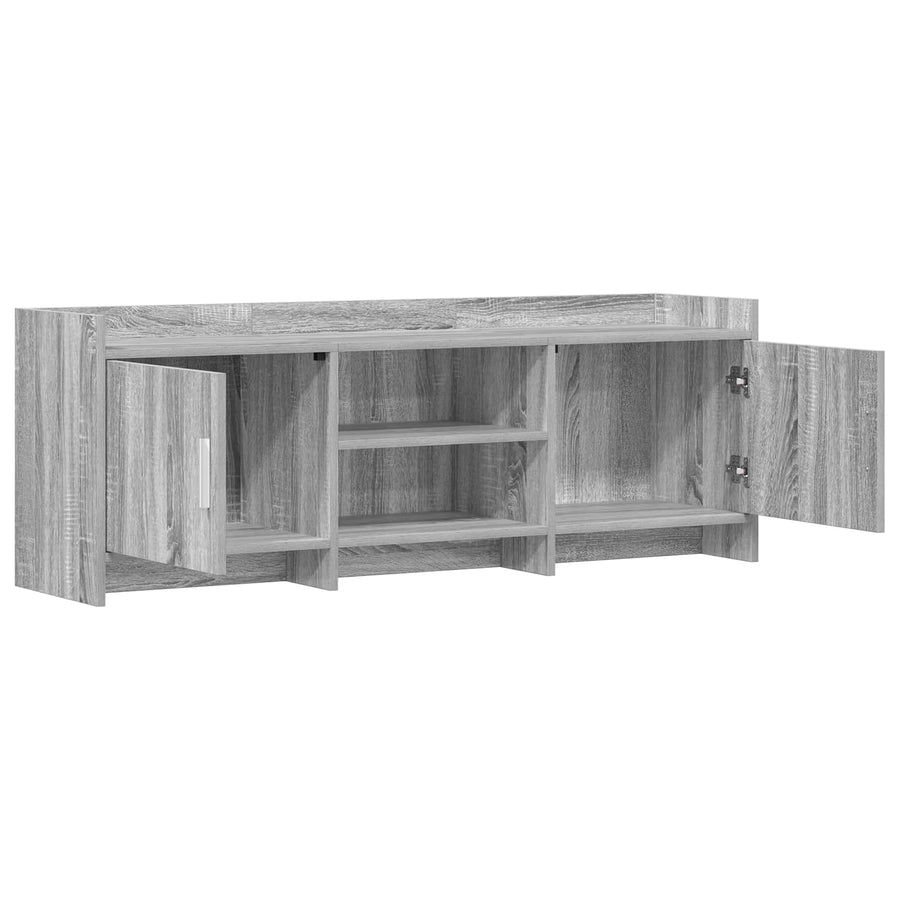 TV-kast 130 x 33 x 47 cm Grijs Sonoma Bewerkt hout