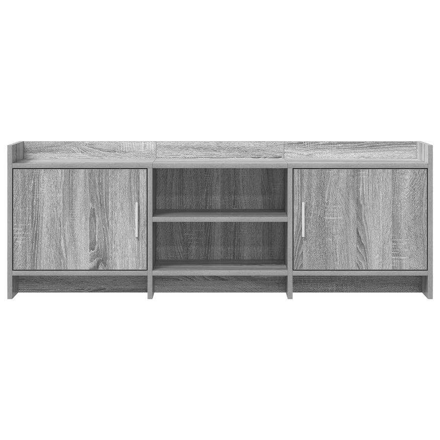 TV-kast 130 x 33 x 47 cm Grijs Sonoma Bewerkt hout