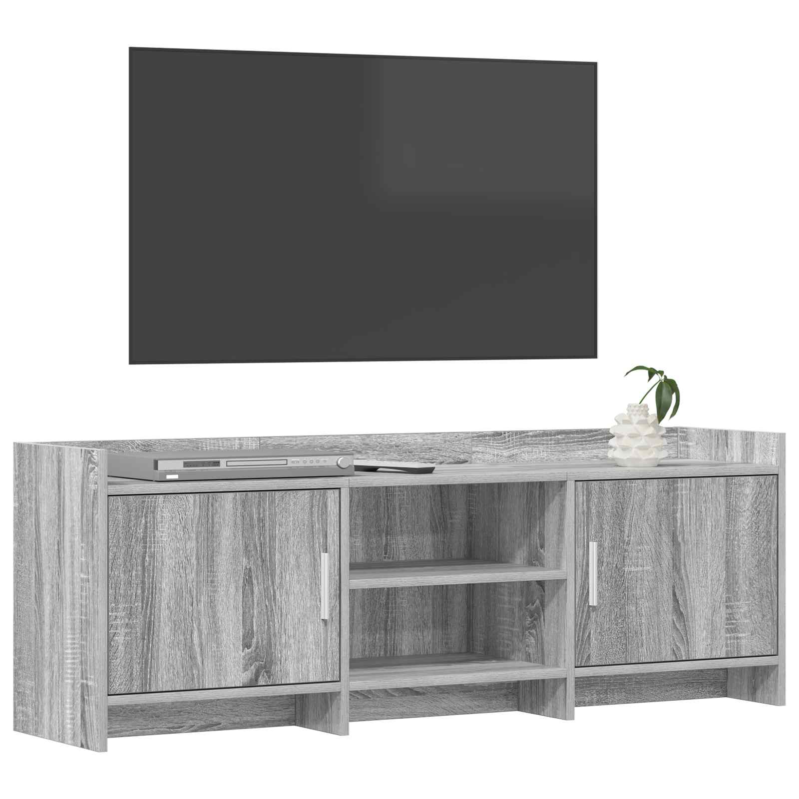 TV-kast 130 x 33 x 47 cm Grijs Sonoma Bewerkt hout
