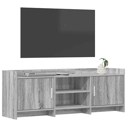 TV-kast 130 x 33 x 47 cm Grijs Sonoma Bewerkt hout