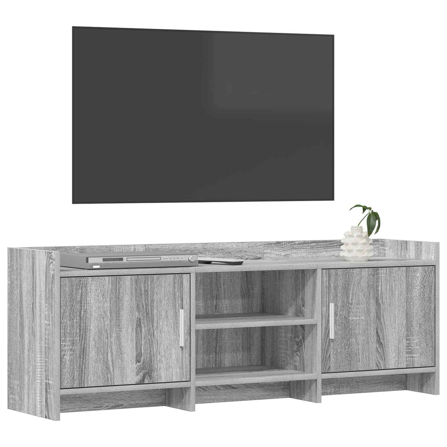 TV-kast 130 x 33 x 47 cm Grijs Sonoma Bewerkt hout