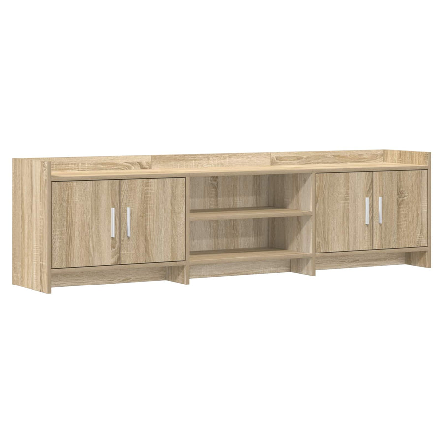 TV-kast 168 x 33 x 47 cm Sonoma Eiken Bewerkt hout