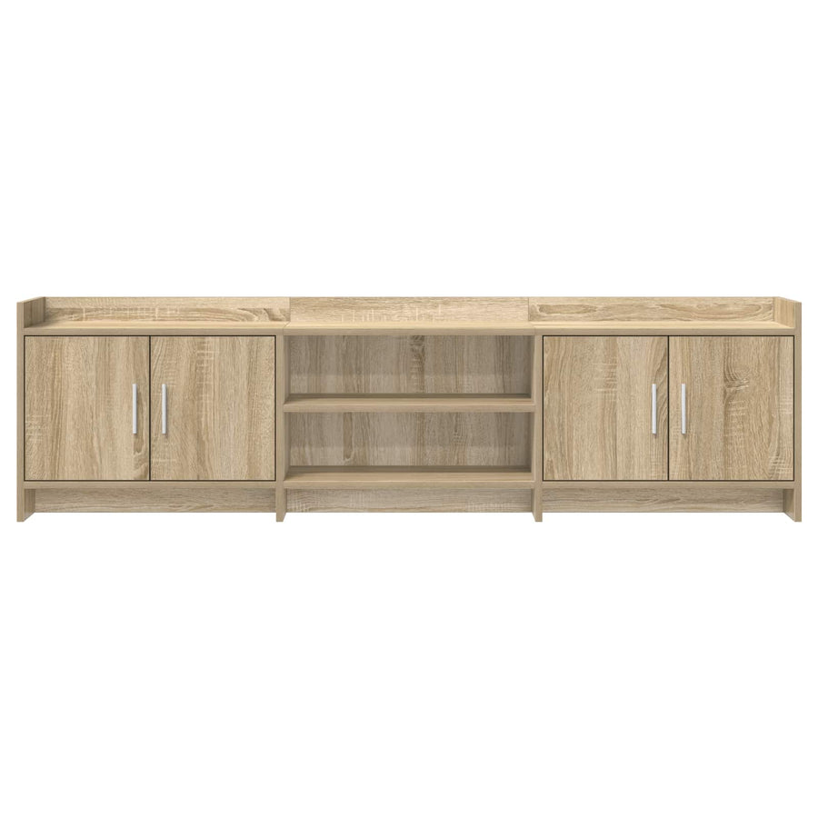 TV-kast 168 x 33 x 47 cm Sonoma Eiken Bewerkt hout