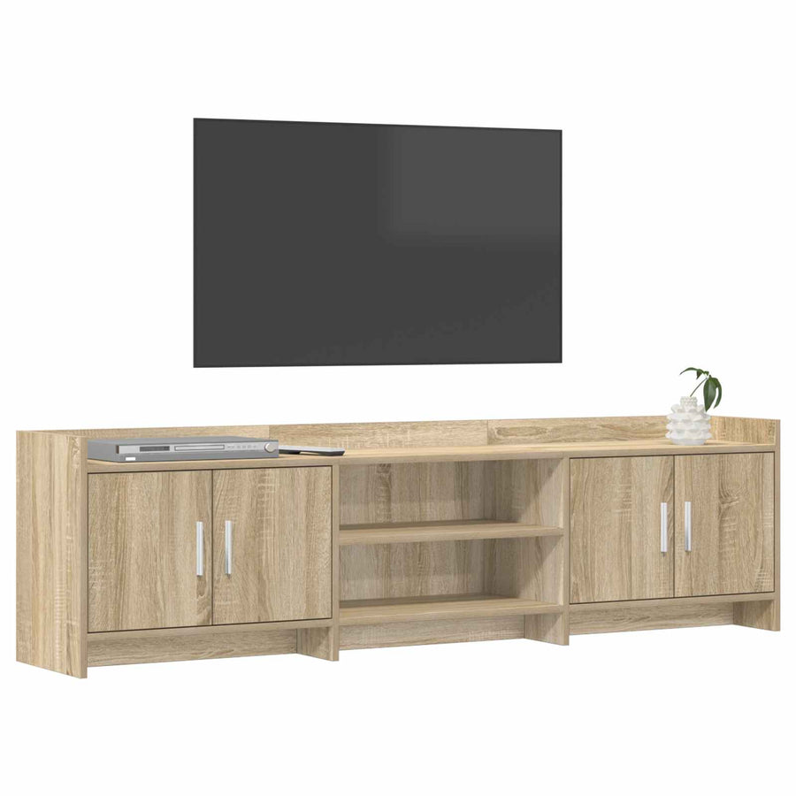 TV-kast 168 x 33 x 47 cm Sonoma Eiken Bewerkt hout