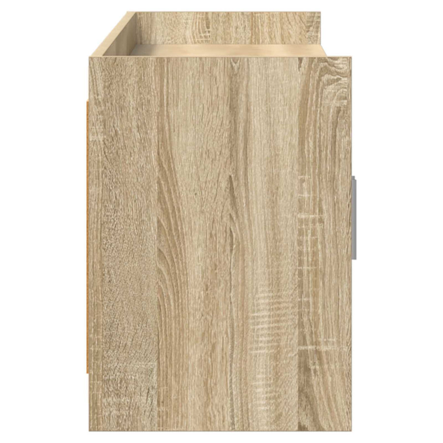TV-kast 168 x 33 x 47 cm Sonoma Eiken Bewerkt hout