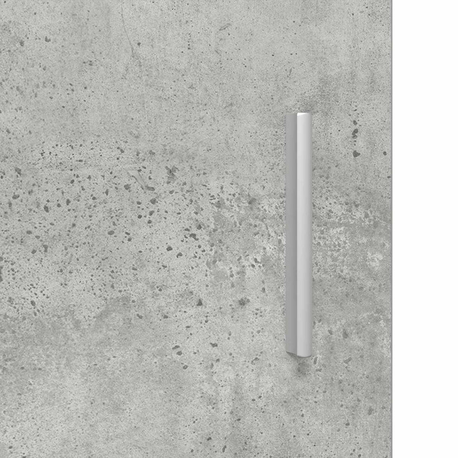 TV-kast 168 x 33 x 47 cm Betongrijs Bewerkt hout