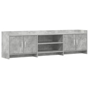 TV-kast 168x33x47 cm betongrijs bewerkt hout