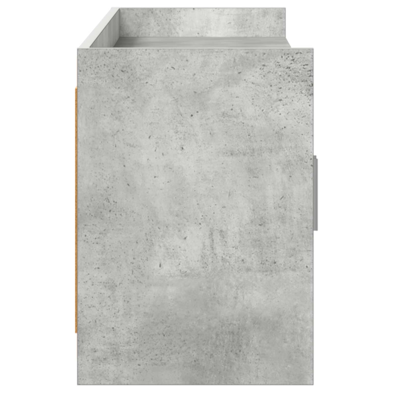 TV-kast 168 x 33 x 47 cm Betongrijs Bewerkt hout