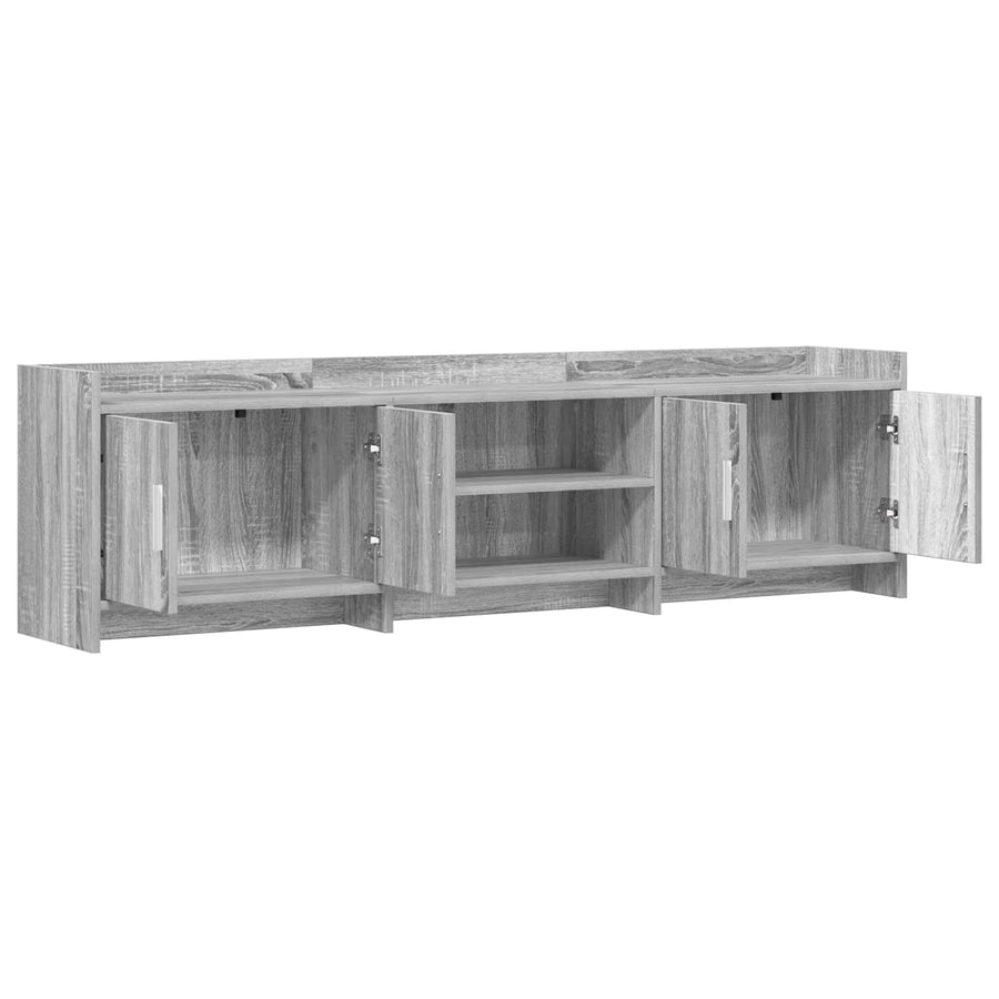 TV-kast 168 x 33 x 47 cm Grijs Sonoma Bewerkt hout
