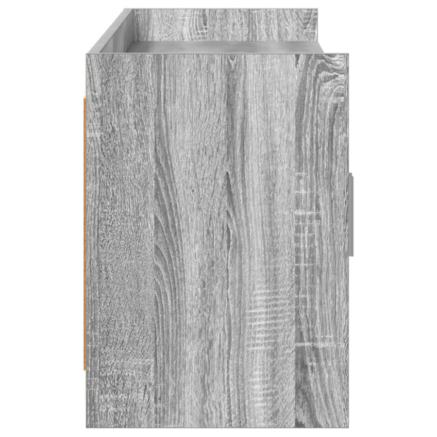 TV-kast 168 x 33 x 47 cm Grijs Sonoma Bewerkt hout