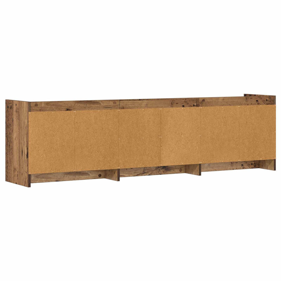 TV-kast 168 x 33 x 47 cm Oud hout Bewerkt hout
