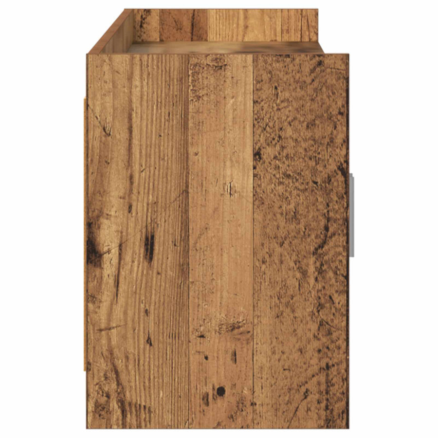TV-kast 168 x 33 x 47 cm Oud hout Bewerkt hout