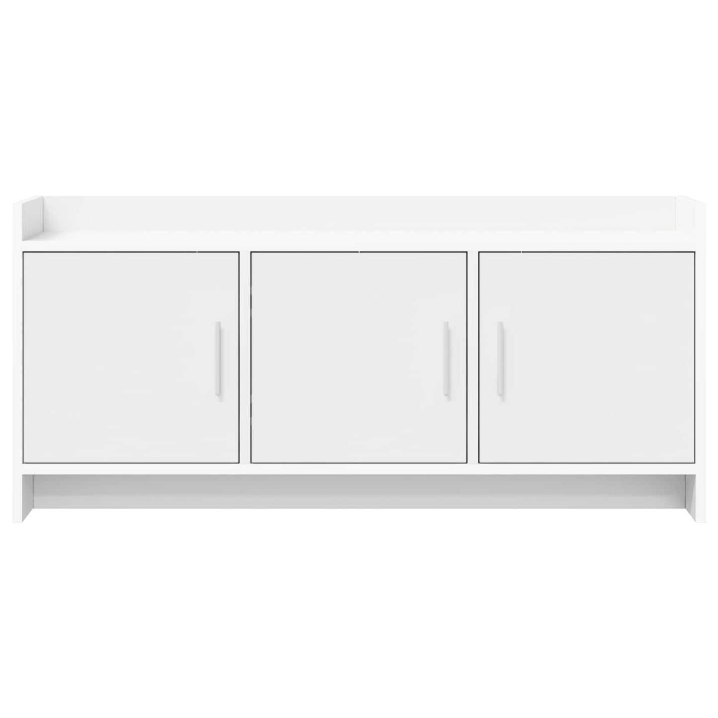 TV-kast 102 x 33 x 47 cm Wit Bewerkt hout