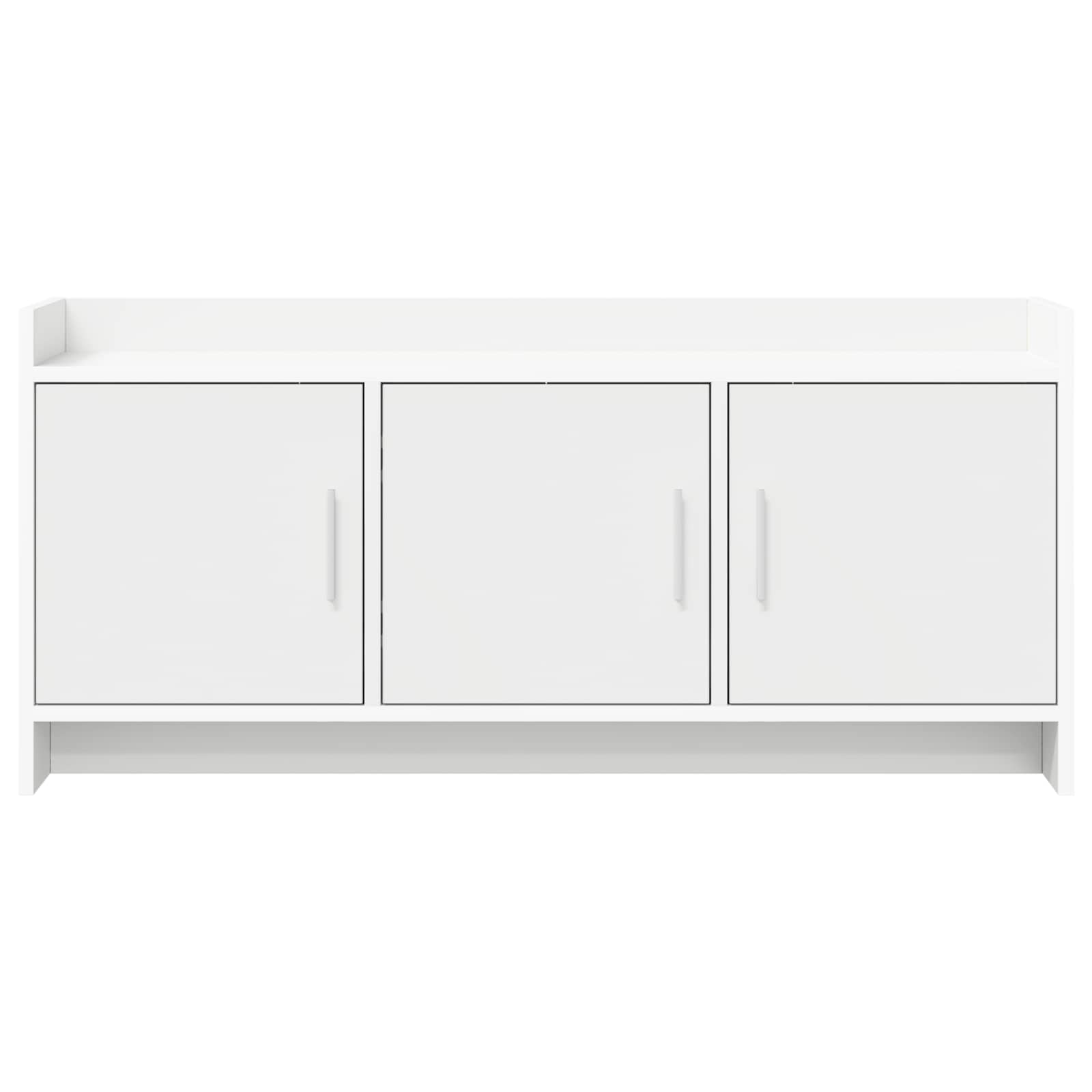 TV-kast 102 x 33 x 47 cm Wit Bewerkt hout