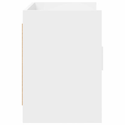 TV-kast 102 x 33 x 47 cm Wit Bewerkt hout