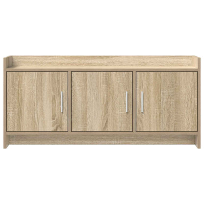 TV-kast 102 x 33 x 47 cm Sonoma Eiken Bewerkt hout