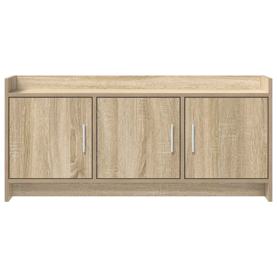 TV-kast 102 x 33 x 47 cm Sonoma Eiken Bewerkt hout