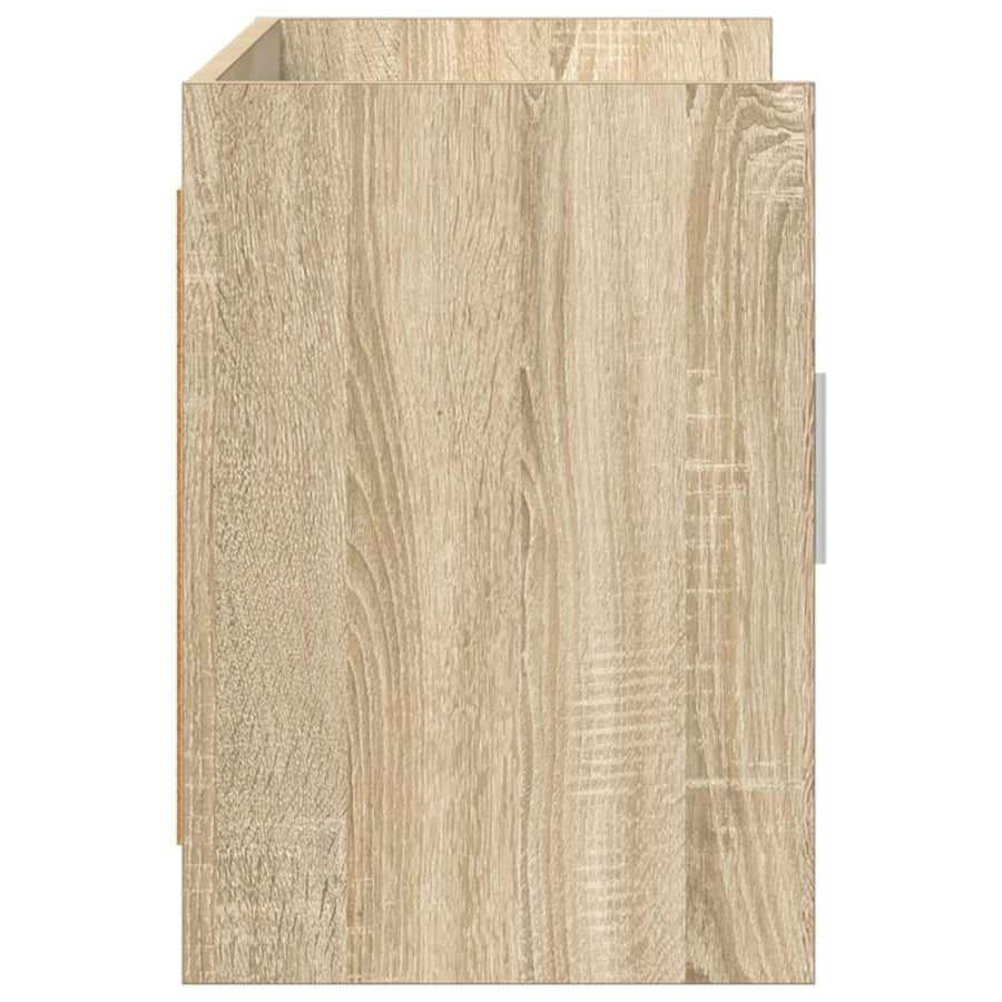 TV-kast 102 x 33 x 47 cm Sonoma Eiken Bewerkt hout