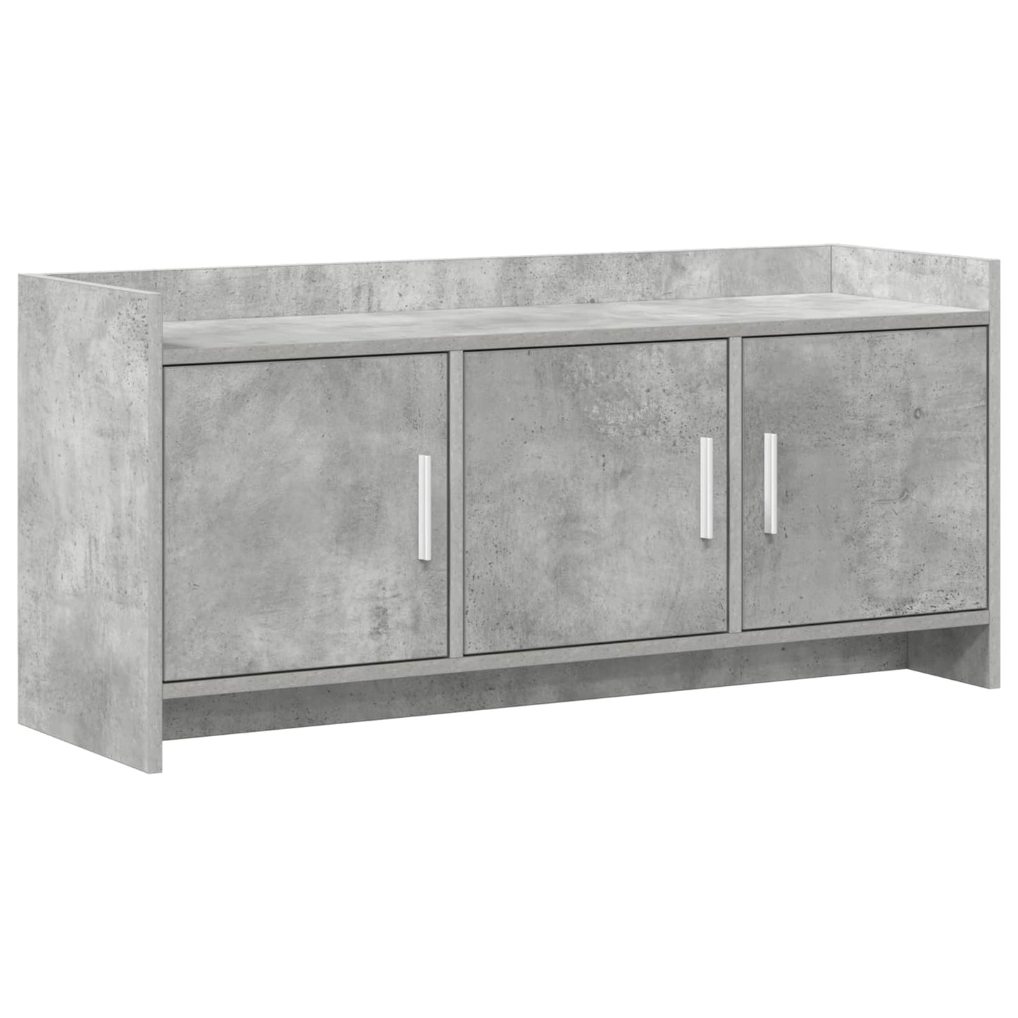TV-kast 102 x 33 x 47 cm Betongrijs Bewerkt hout