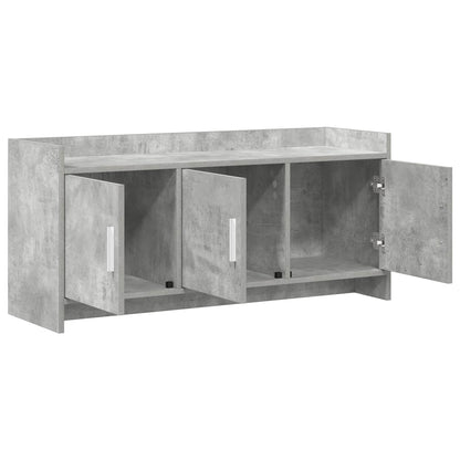 TV-kast 102 x 33 x 47 cm Betongrijs Bewerkt hout