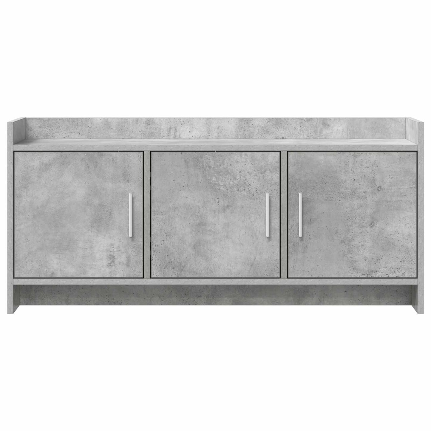 TV-kast 102 x 33 x 47 cm Betongrijs Bewerkt hout