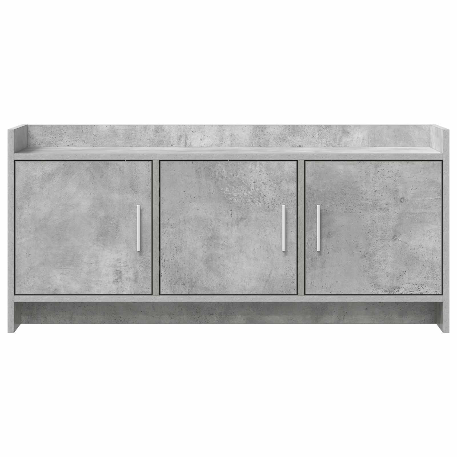 TV-kast 102 x 33 x 47 cm Betongrijs Bewerkt hout