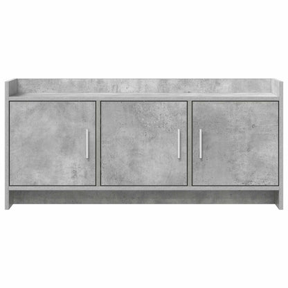 TV-kast 102 x 33 x 47 cm Betongrijs Bewerkt hout
