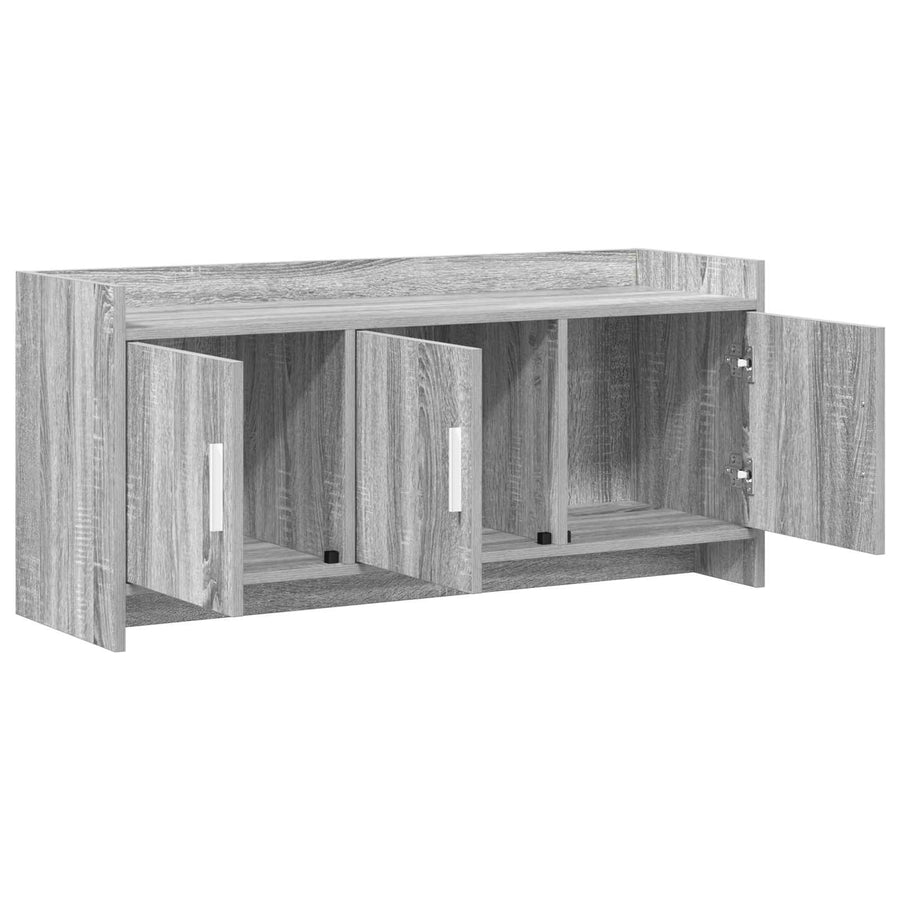 TV-kast 102 x 33 x 47 cm Grijs Sonoma Bewerkt hout