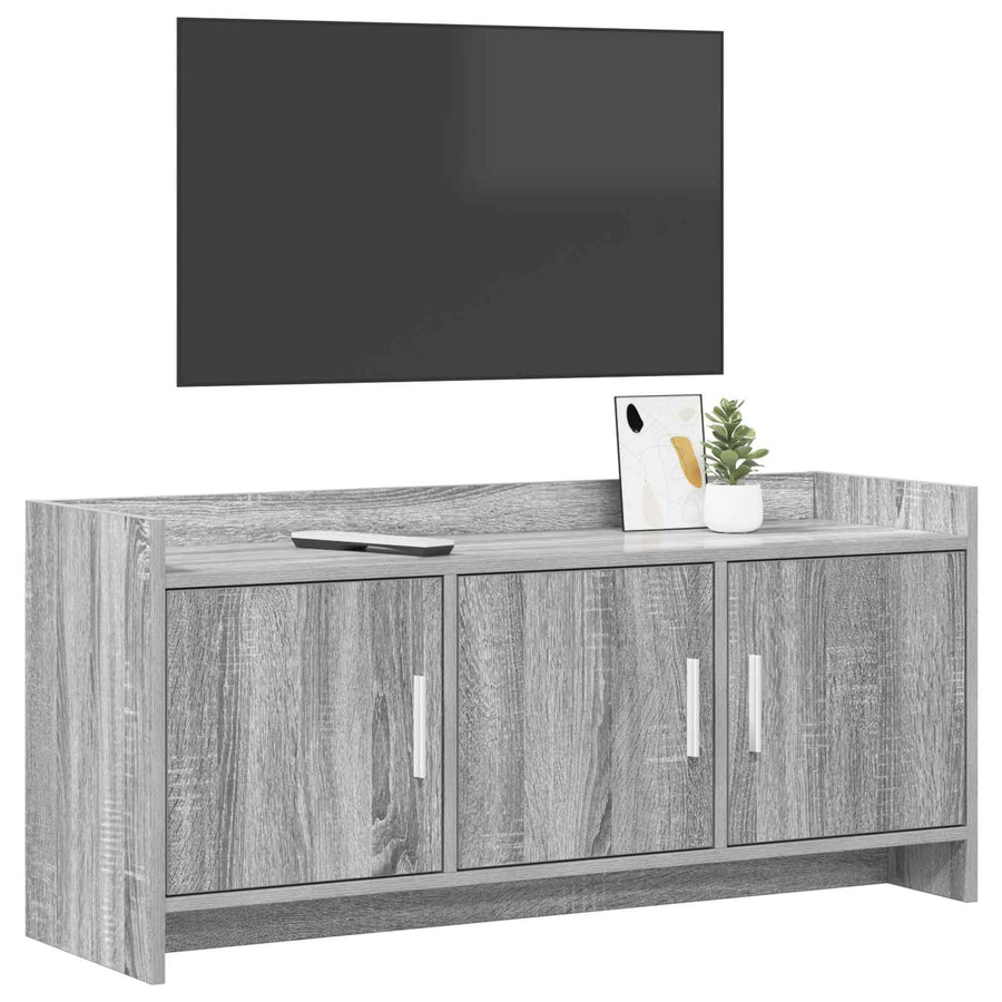 TV-kast 102 x 33 x 47 cm Grijs Sonoma Bewerkt hout