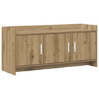 TV-kast 102x33x47 cm artisanaal eiken