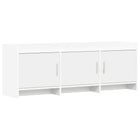 TV-kast 130x33x47 cm wit bewerkt hout
