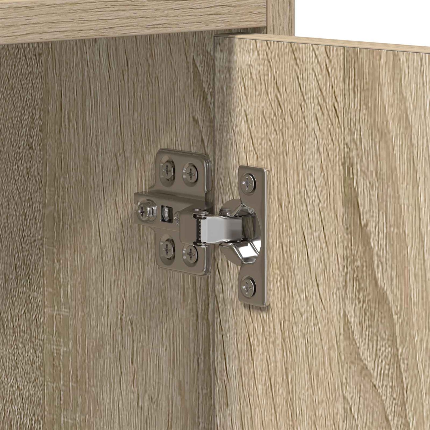 TV-kast 130 x 33 x 47 cm Sonoma Eiken Bewerkt hout