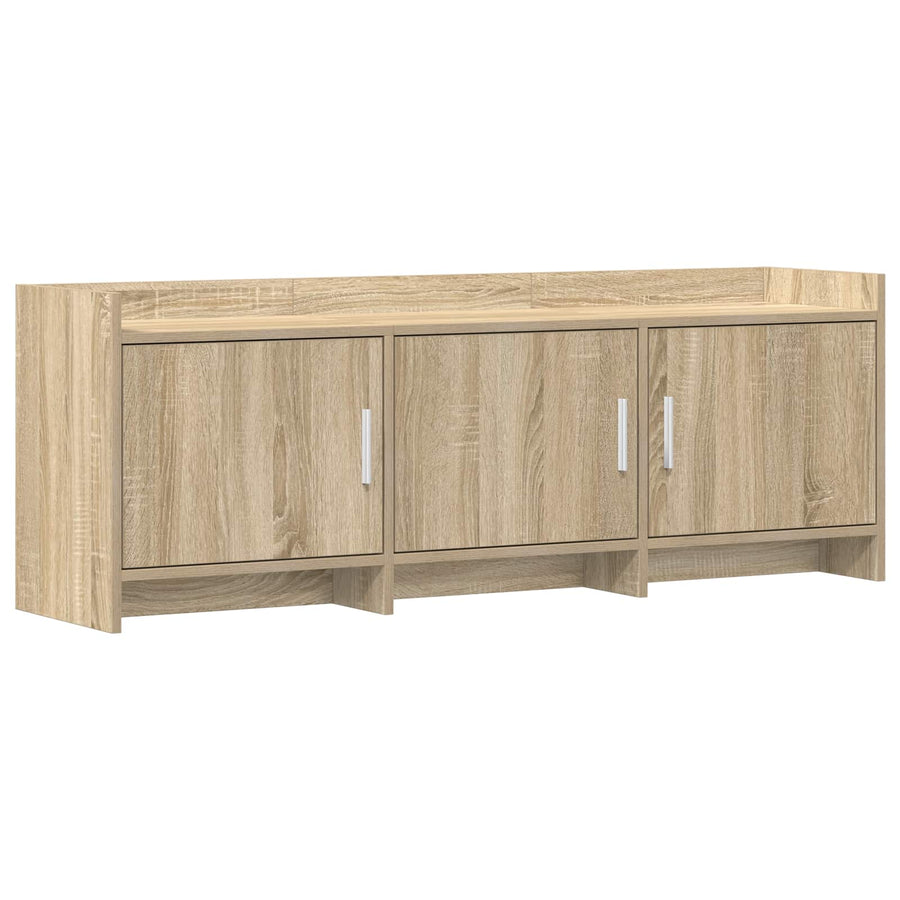 TV-kast 130 x 33 x 47 cm Sonoma Eiken Bewerkt hout