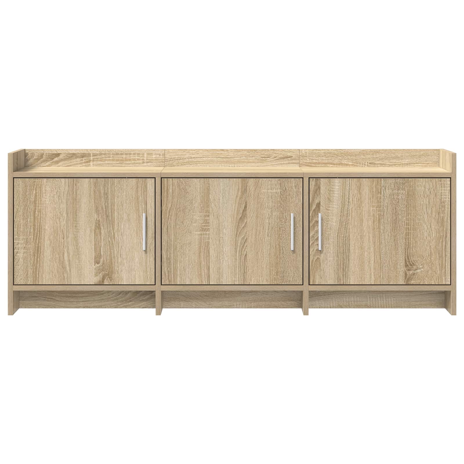 TV-kast 130 x 33 x 47 cm Sonoma Eiken Bewerkt hout
