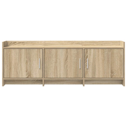 TV-kast 130 x 33 x 47 cm Sonoma Eiken Bewerkt hout