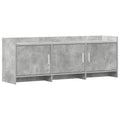 TV-kast 130 x 33 x 47 cm Betongrijs Bewerkt hout