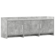 TV-kast 130x33x47 cm betongrijs bewerkt hout