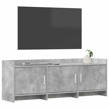 TV-kast 130 x 33 x 47 cm Betongrijs Bewerkt hout