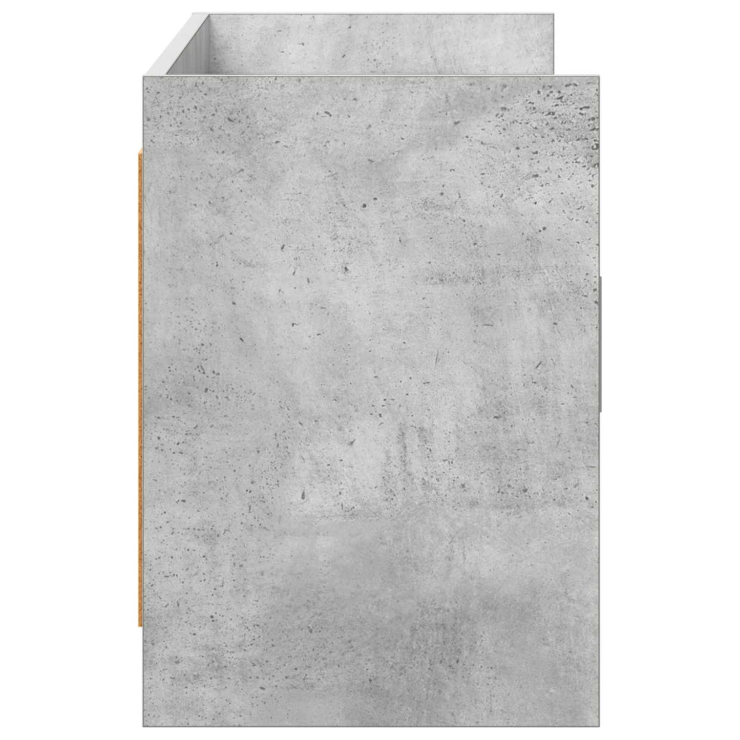 TV-kast 130 x 33 x 47 cm Betongrijs Bewerkt hout