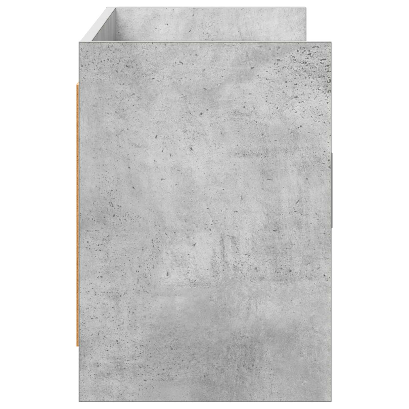 TV-kast 130 x 33 x 47 cm Betongrijs Bewerkt hout