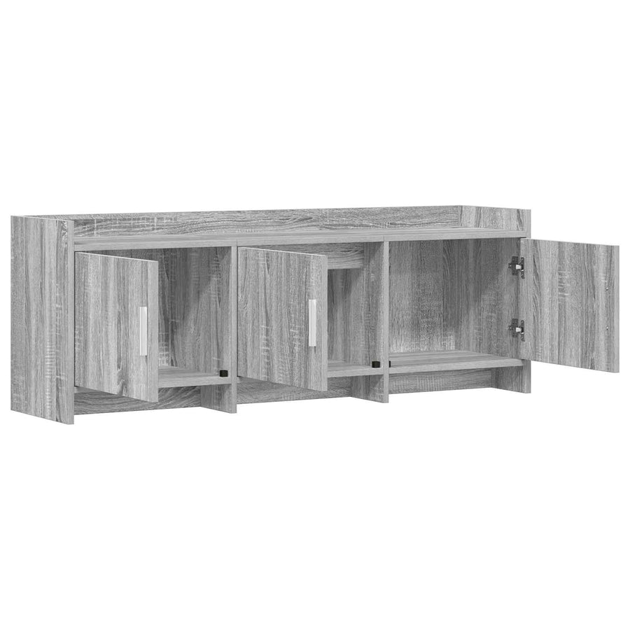 TV-kast 130 x 33 x 47 cm Grijs Sonoma Bewerkt hout