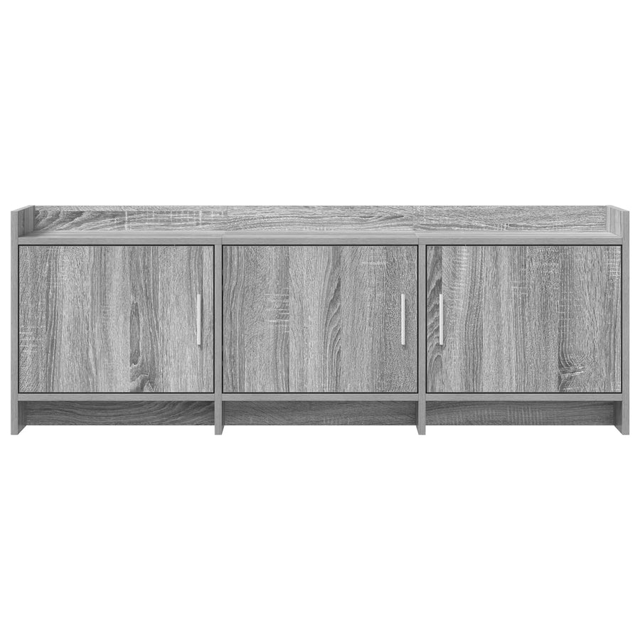 TV-kast 130 x 33 x 47 cm Grijs Sonoma Bewerkt hout