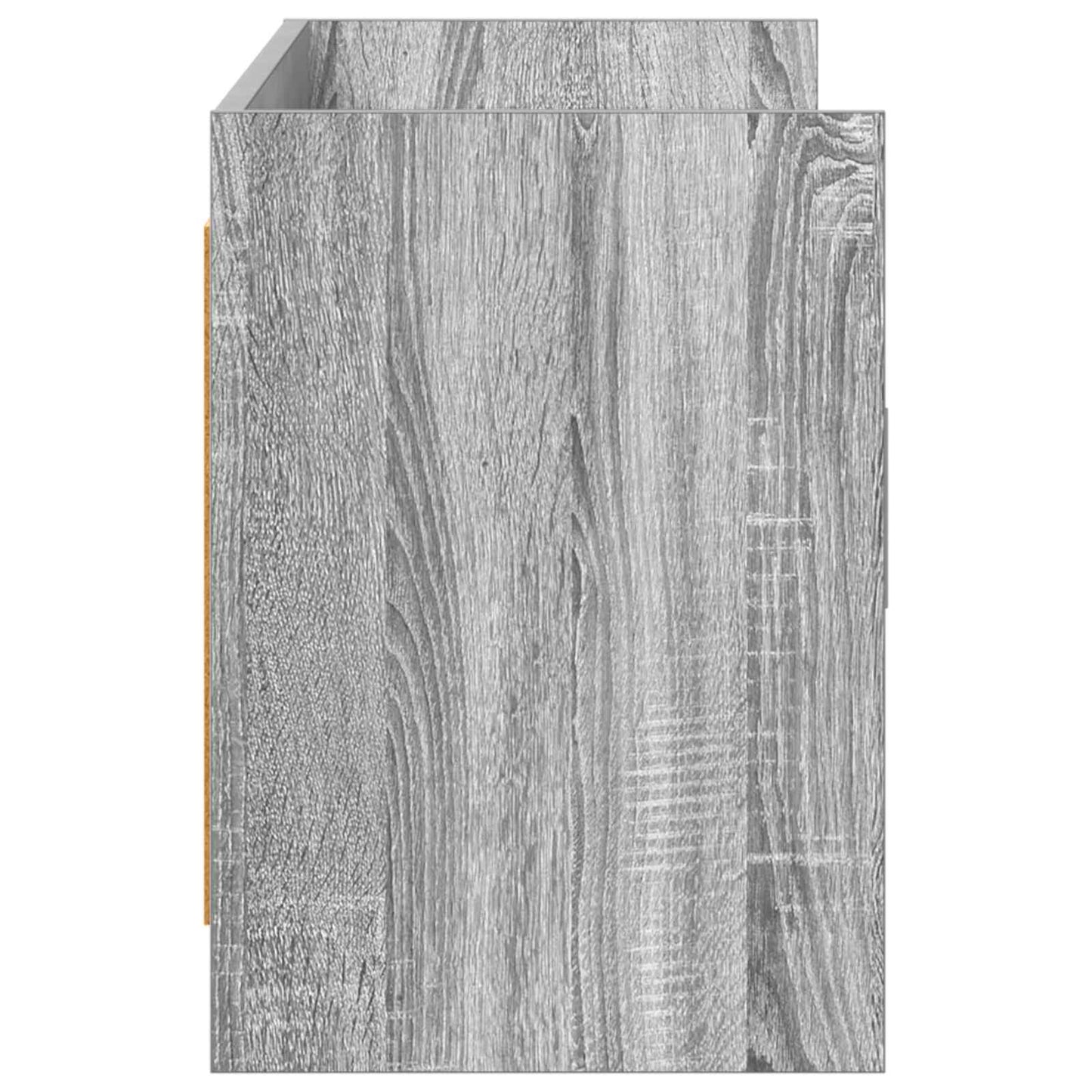 TV-kast 130 x 33 x 47 cm Grijs Sonoma Bewerkt hout