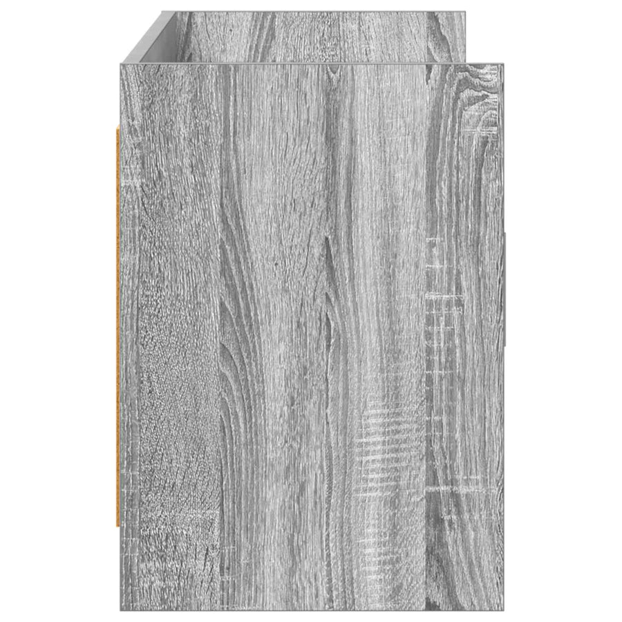 TV-kast 130 x 33 x 47 cm Grijs Sonoma Bewerkt hout