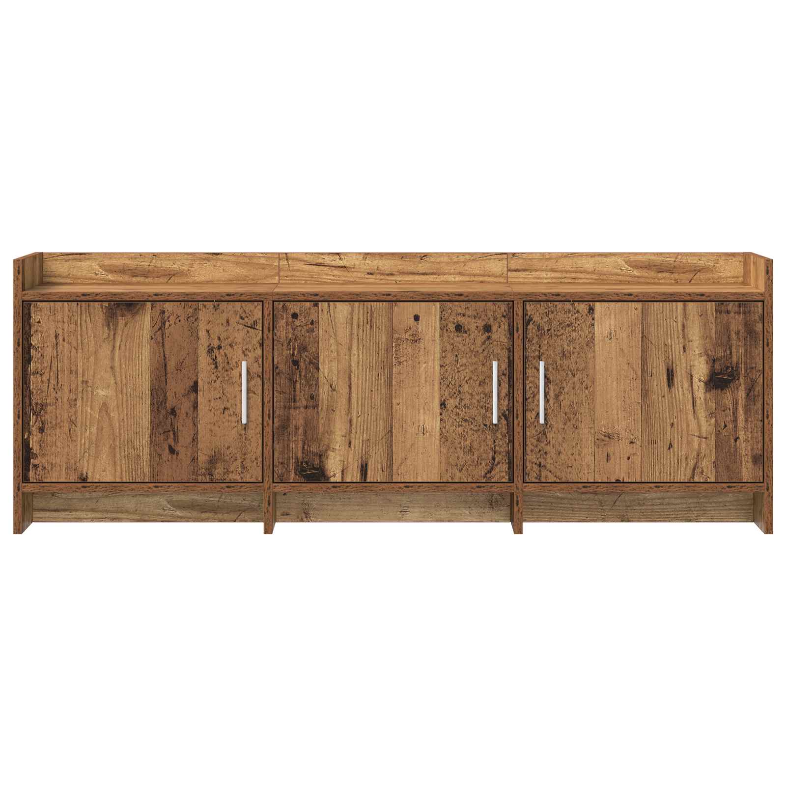 TV-kast 130 x 33 x 47 cm Oud hout Bewerkt hout